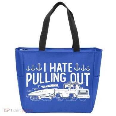 I Hate Pulling Out Retro Boating Boat Captain For Cool Gift Tote Bag