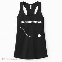 I Had Potential Funny Sarcastic Women's Tank Top thumb 0
