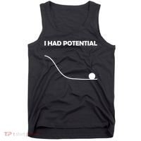 I Had Potential Funny Sarcastic Tank Top thumb 0