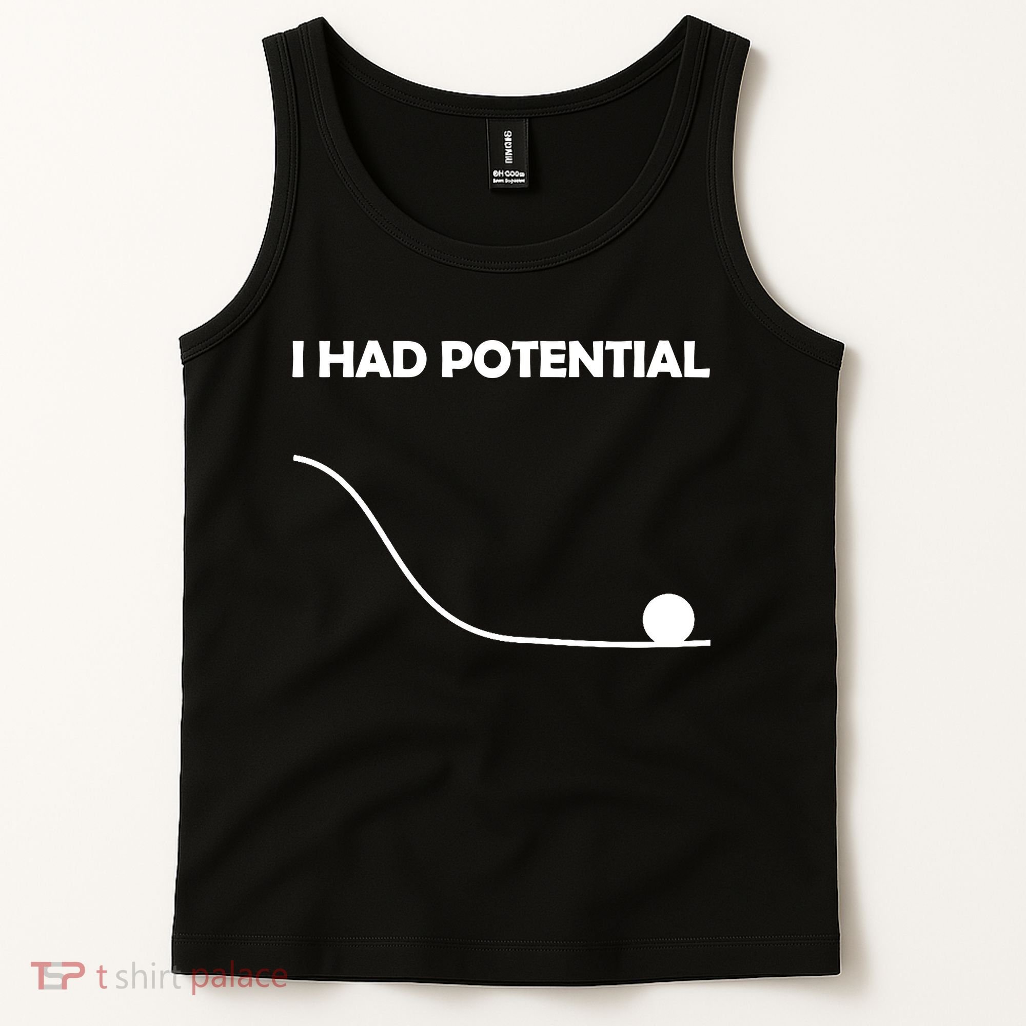 I Had Potential Funny Sarcastic Tank Top
