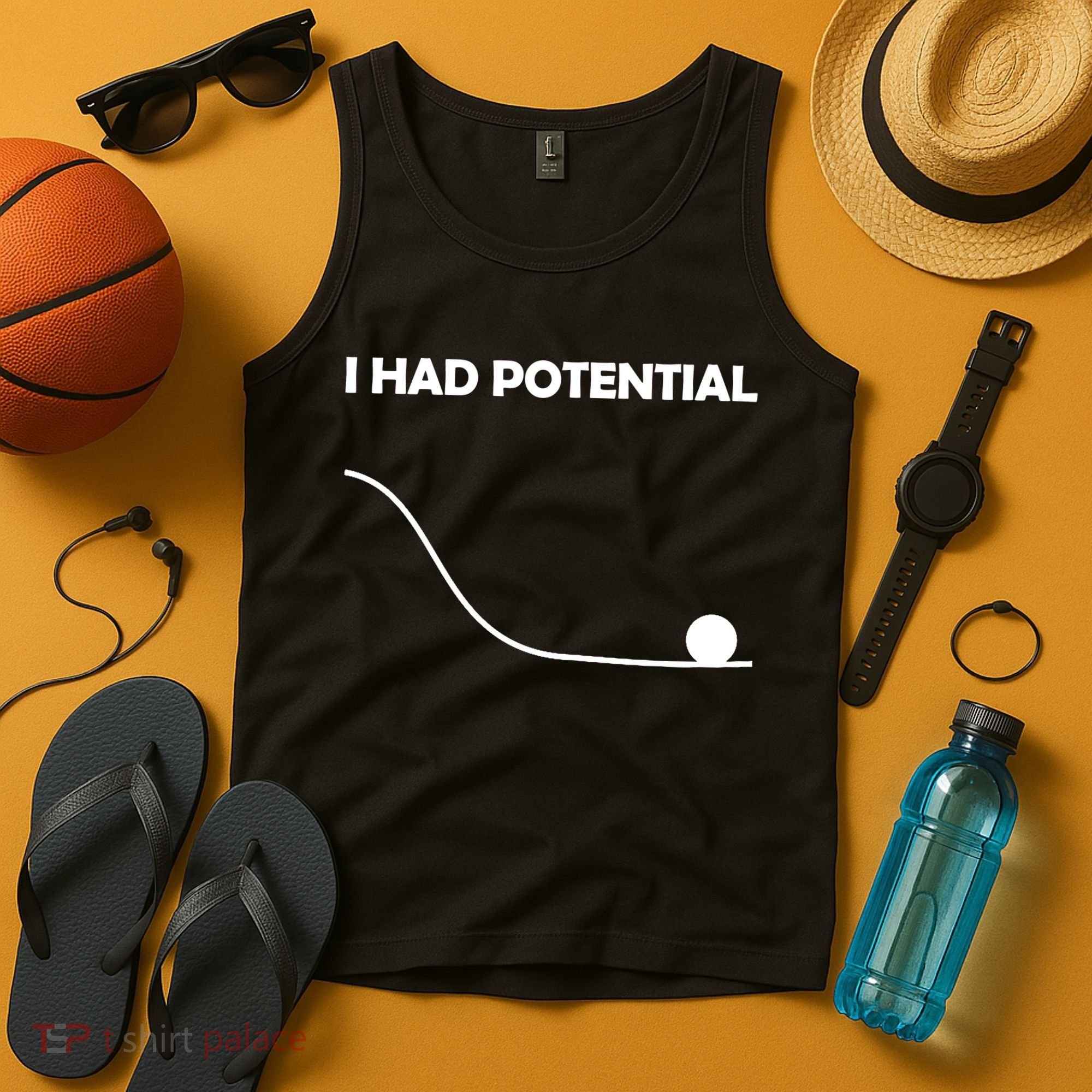 I Had Potential Funny Sarcastic Tank Top