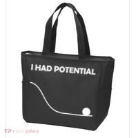 I Had Potential Funny Sarcastic Tote Bag thumb 3