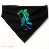 Ice Hockey Player USA-Made Doggie Bandana thumb 0