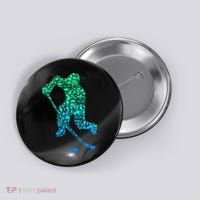 Ice Hockey Player Button thumb 0