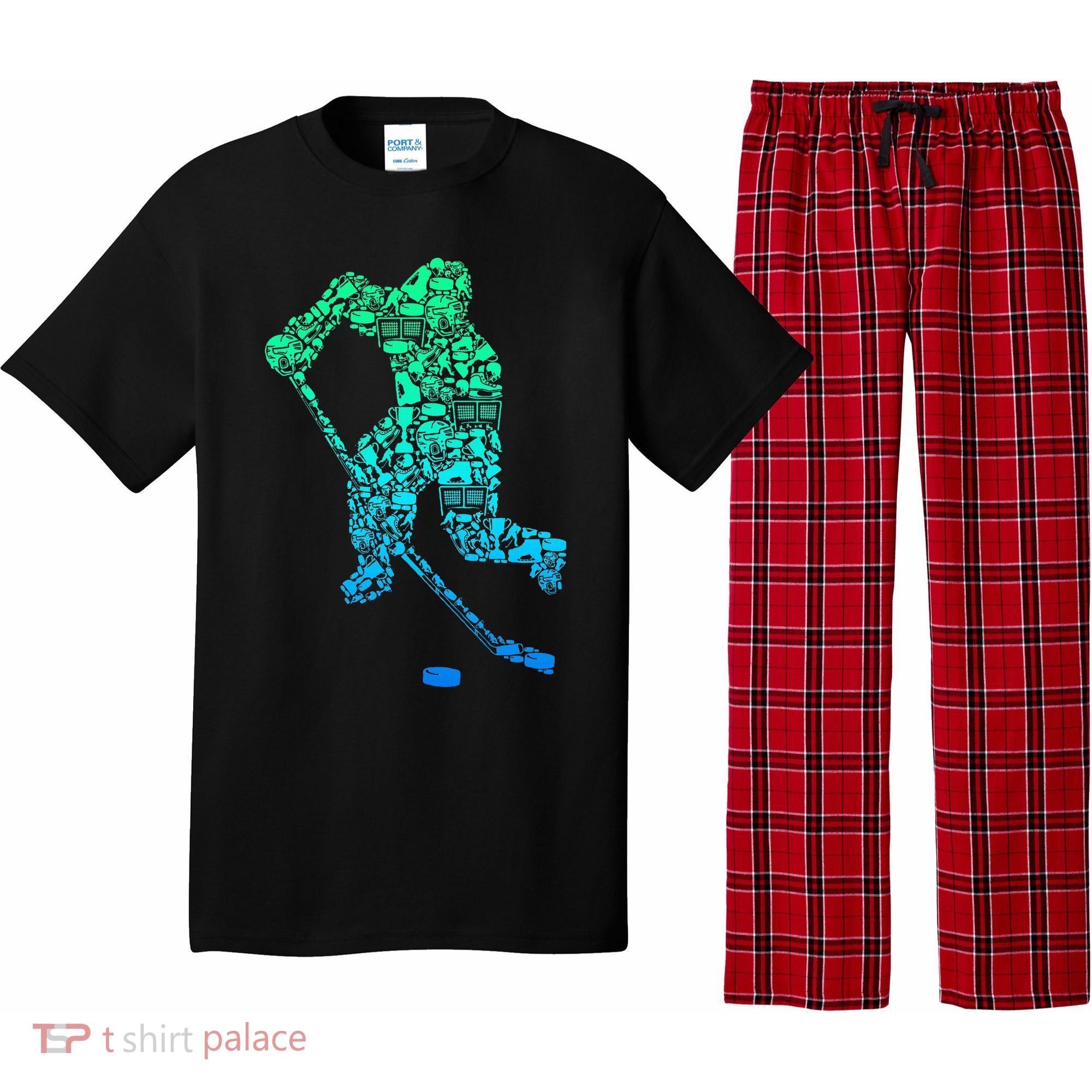 Ice Hockey Player Pajama Set