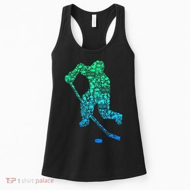 Ice Hockey Player Women's Tank Top