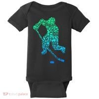 Ice Hockey Player Baby Bodysuit thumb 0