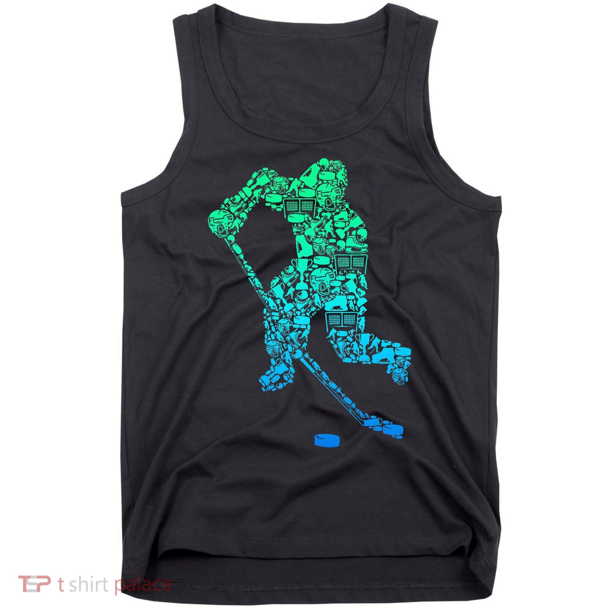 Ice Hockey Player Tank Top