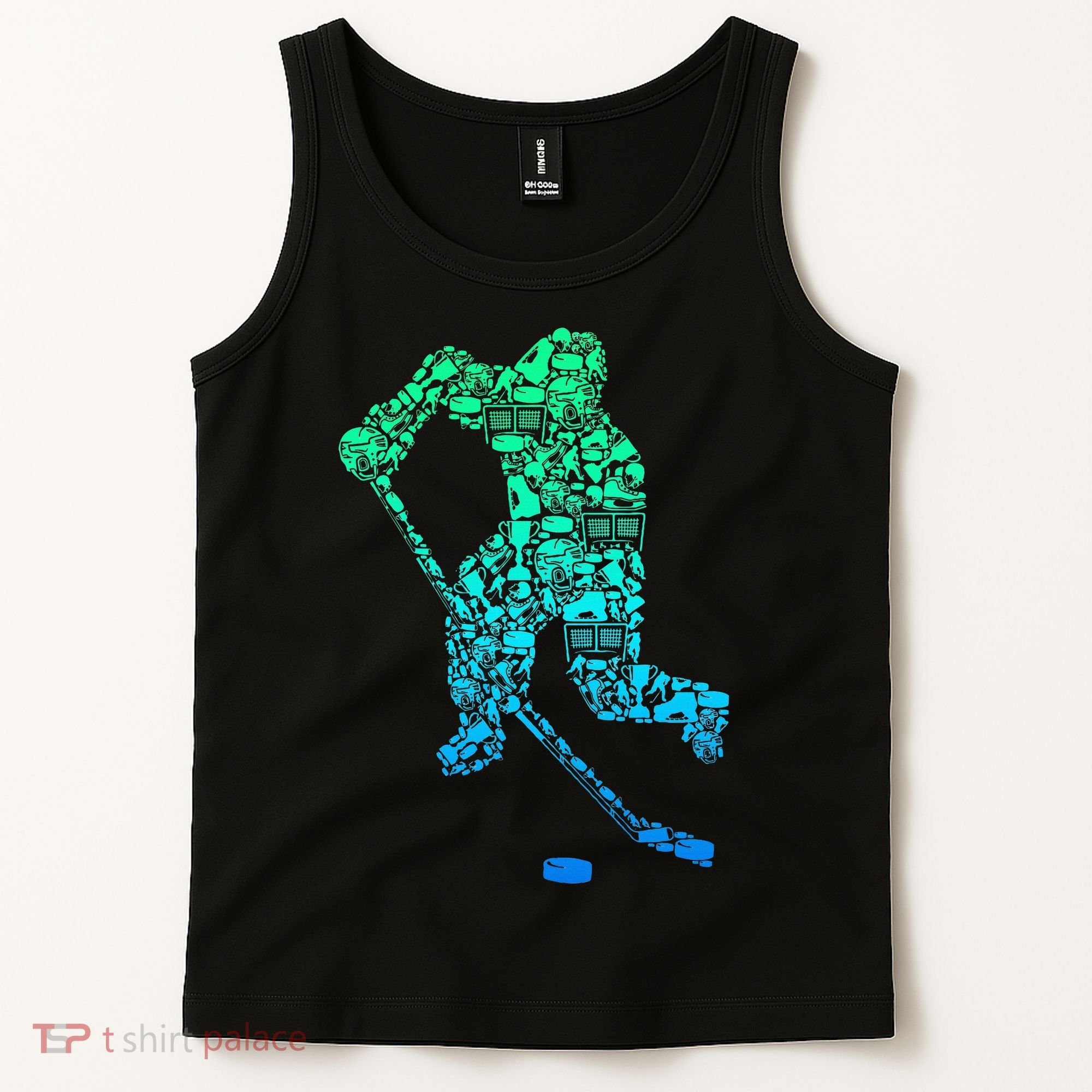 Ice Hockey Player Tank Top