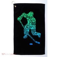 Ice Hockey Player Golf Towel thumb 0