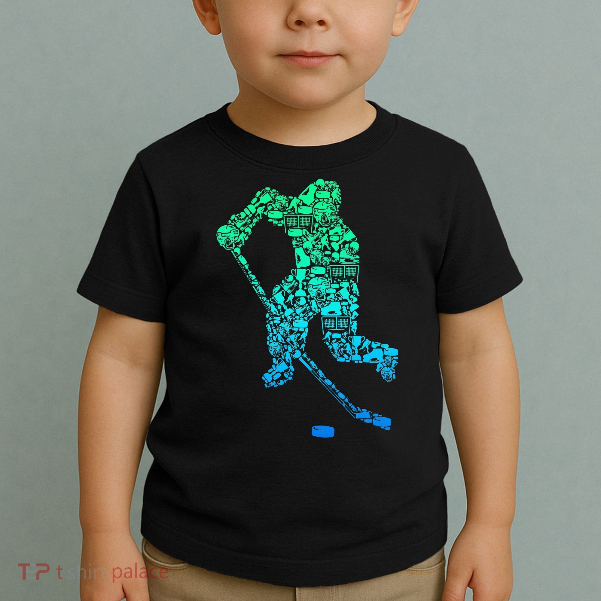 Ice Hockey Player Toddler T-Shirt