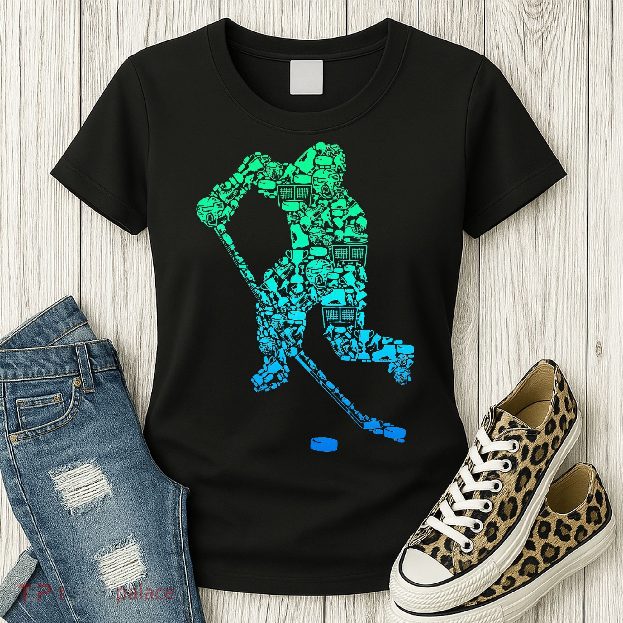 Ice Hockey Player Women's T-Shirt