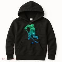 Ice Hockey Player Kids Hoodie thumb 0