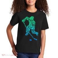 Ice Hockey Player Kids T-Shirt thumb 2