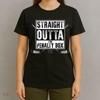 Ice Hockey Player Gift Straight Outta The Penalty Box Gift T-Shirt thumb 4