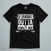 Ice Hockey Player Gift Straight Outta The Penalty Box Gift T-Shirt thumb 5