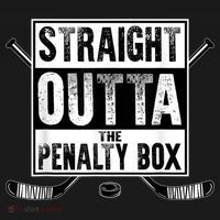 Ice Hockey Player Gift Straight Outta The Penalty Box Gift Women's Tank Top thumb 5
