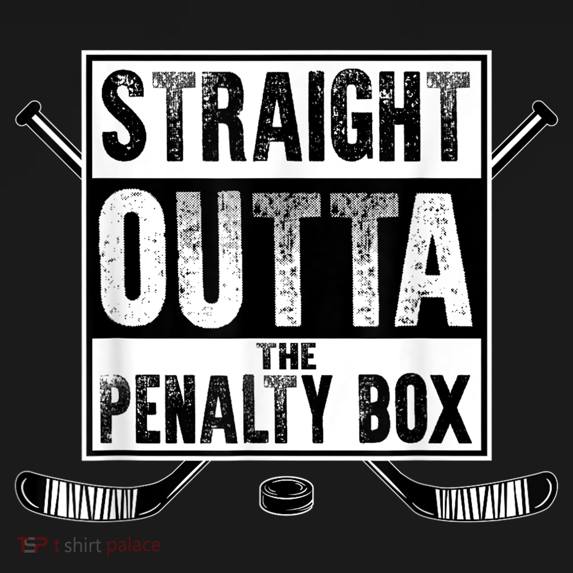 Ice Hockey Player Gift Straight Outta The Penalty Box Gift Women's Tank Top