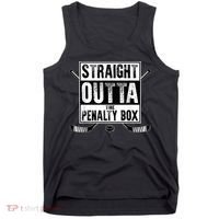 Ice Hockey Player Gift Straight Outta The Penalty Box Gift Tank Top thumb 0