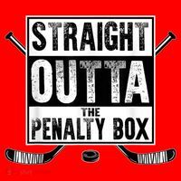 Ice Hockey Player Gift Straight Outta The Penalty Box Gift Santa Hat thumb 1