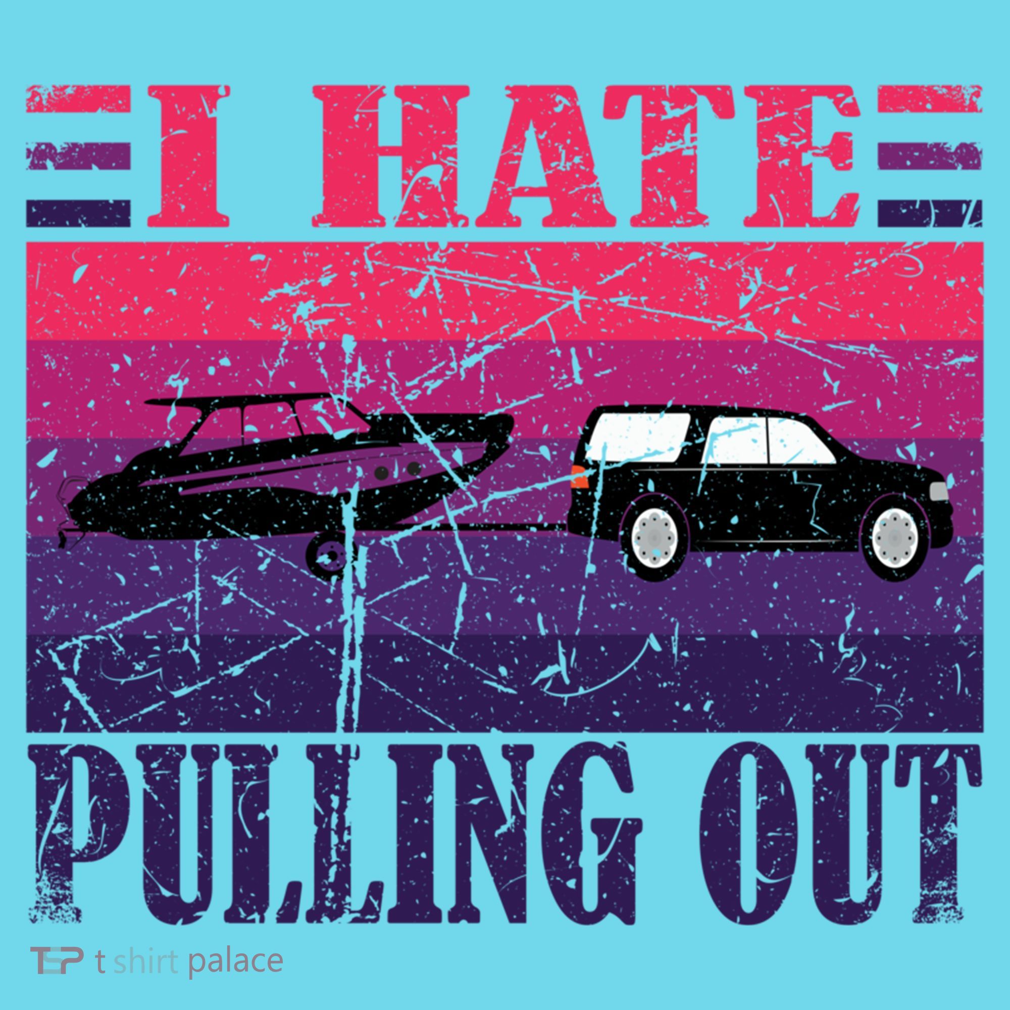 I Hate Pulling Out Retro Boating Boat Captain Gift Kids Long Sleeve Shirt