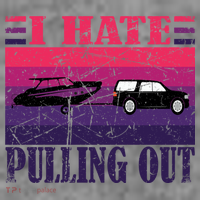 I Hate Pulling Out Retro Boating Boat Captain Gift Toddler Hoodie thumb 2