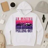 I Hate Pulling Out Retro Boating Boat Captain Gift Hoodie thumb 3