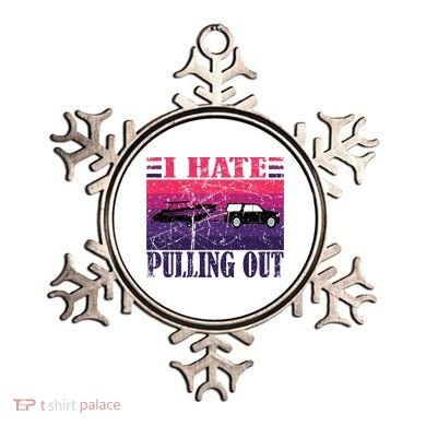 I Hate Pulling Out Retro Boating Boat Captain Gift Ornament