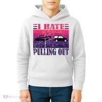 I Hate Pulling Out Retro Boating Boat Captain Gift Kids Hoodie thumb 4