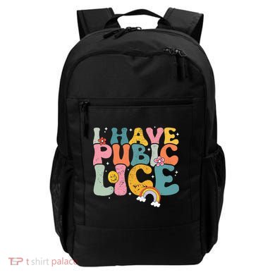 I Have Pubic Lice Groovy  Backpack