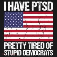 I Have PTSD Pretty Tired Of Stupid Democrats Visor thumb 3