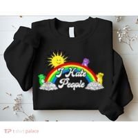I Hate People Rainbow Printed Graphic Sweatshirt thumb 2