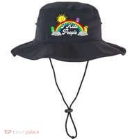 I Hate People Rainbow Printed Graphic Bucket Hat thumb 0