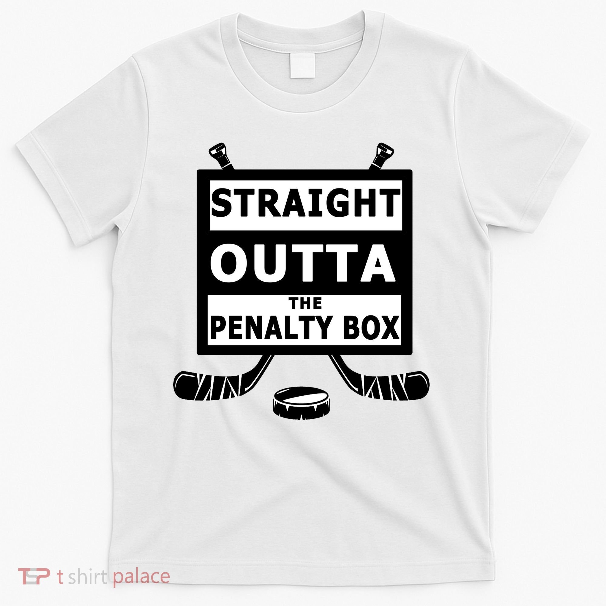 Ice Hockey Player Straight Outta The Penalty Box T-Shirt