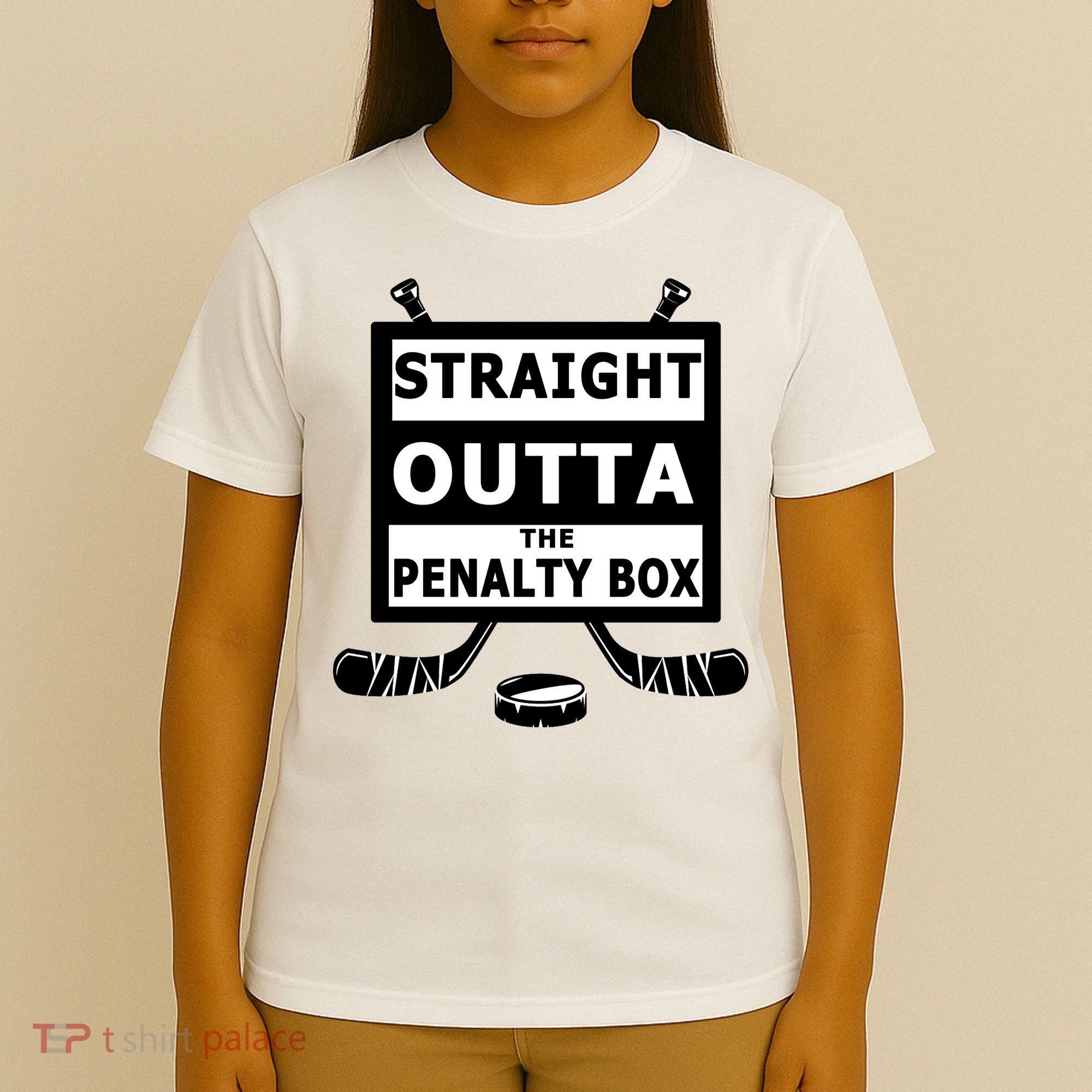Ice Hockey Player Straight Outta The Penalty Box T-Shirt