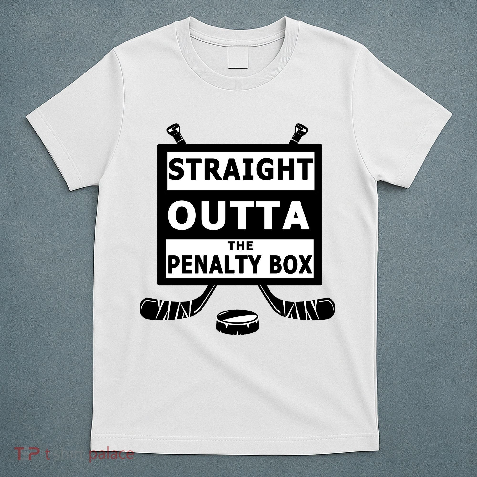 Ice Hockey Player Straight Outta The Penalty Box T-Shirt