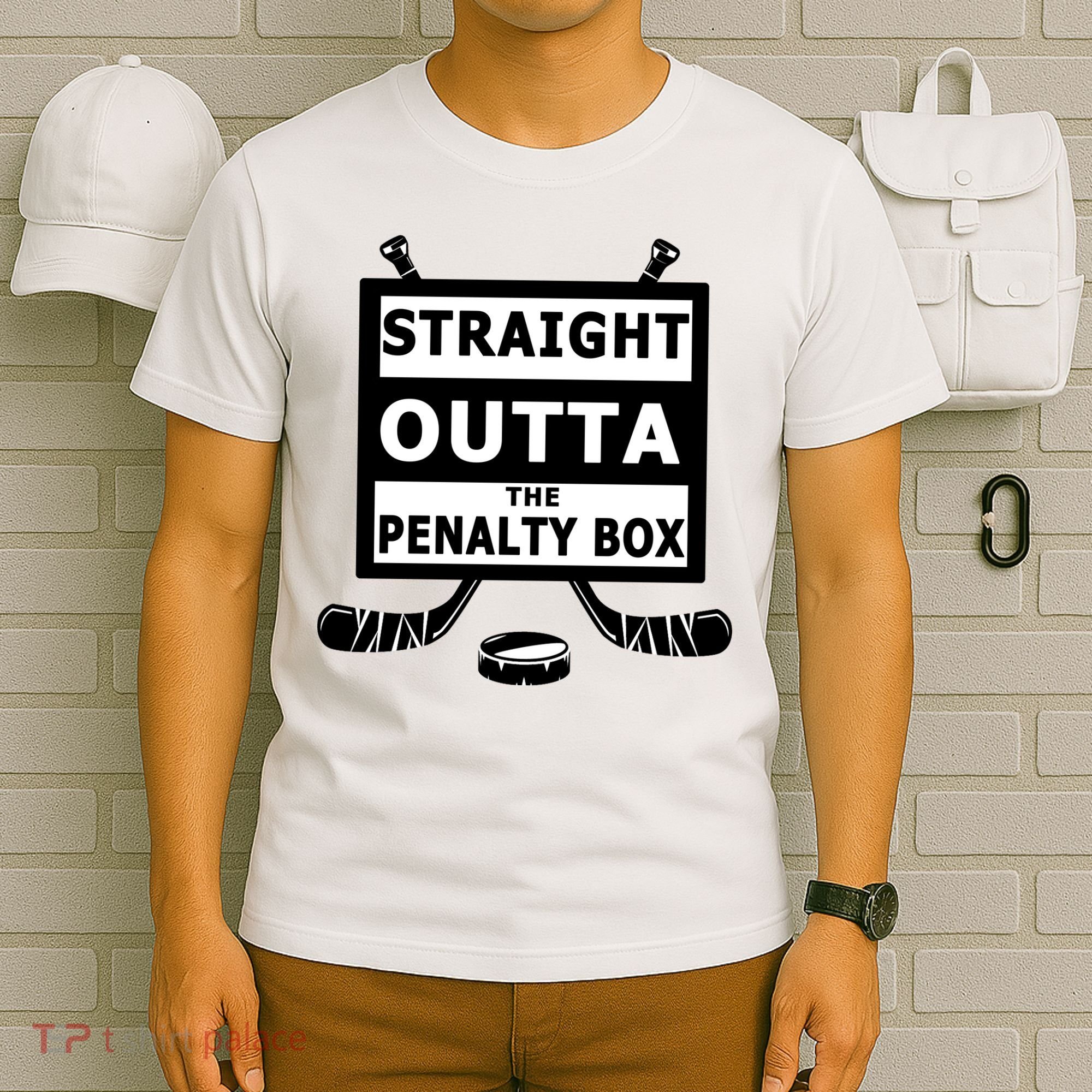 Ice Hockey Player Straight Outta The Penalty Box T-Shirt