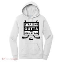 Ice Hockey Player Straight Outta The Penalty Box Women's Hoodie thumb 0