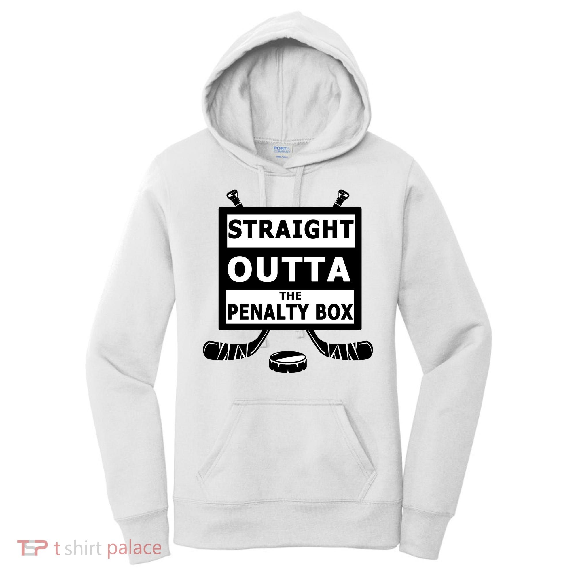 Ice Hockey Player Straight Outta The Penalty Box Women's Hoodie