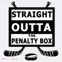 Ice Hockey Player Straight Outta The Penalty Box Mousepad thumb 1