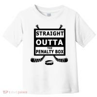 Ice Hockey Player Straight Outta The Penalty Box Toddler T-Shirt thumb 0