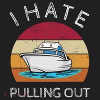 I Hate Pulling Out Retro Boating Boat Captain Gift Beanie thumb 2
