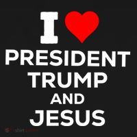 I Heart President Trump And Love Jesus Toddler Hoodie thumb 2
