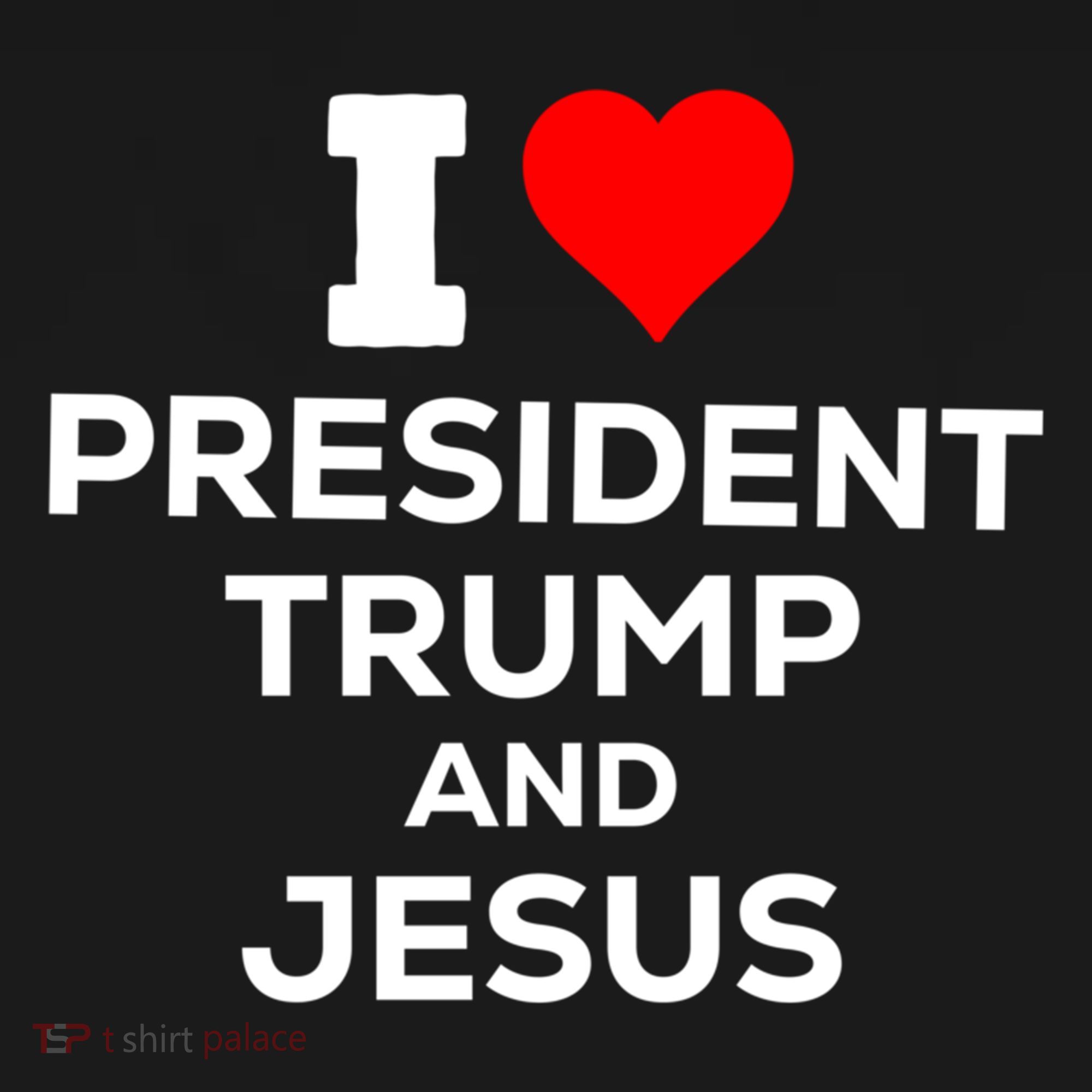 I Heart President Trump And Love Jesus Toddler Hoodie