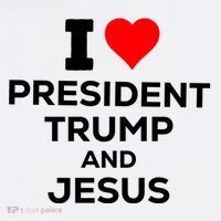I Heart President Trump And Love Jesus T-Shirt thumb 7