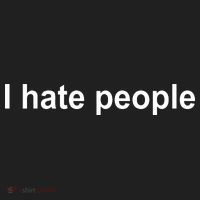 I Hate People Golf Towel thumb 3