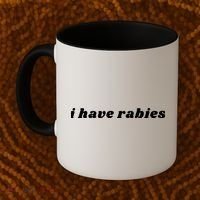 I Have Rabies Funny Coffee Mug thumb 2