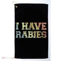 I Have Rabies Golf Towel thumb 0