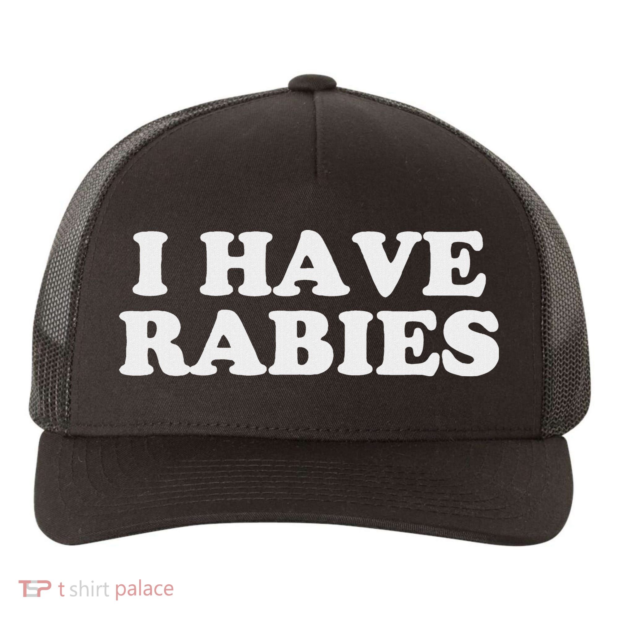 I Have Rabies Yupoong Adult 5-Panel Trucker Hat