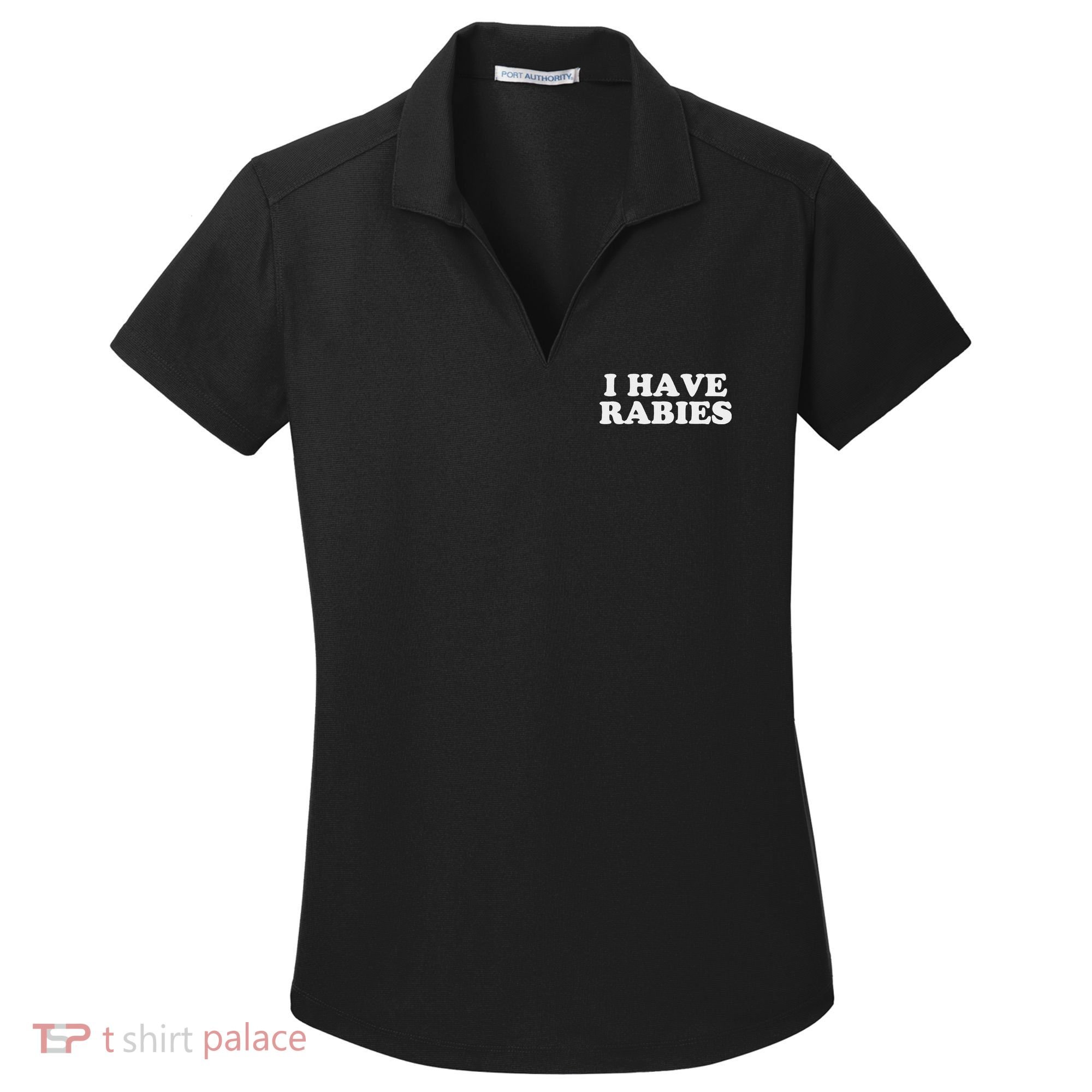 I Have Rabies Women's Dry Zone Grid Polo